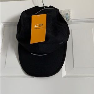 Ladies Reflective Black Baseball Cap, NWT!